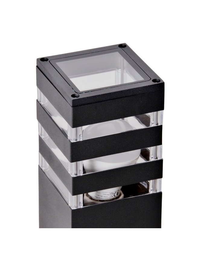 Lampa ogrodowa stojąca TEKSAS z gniazdem prądowym 44cm 327970 - LEDco.pl