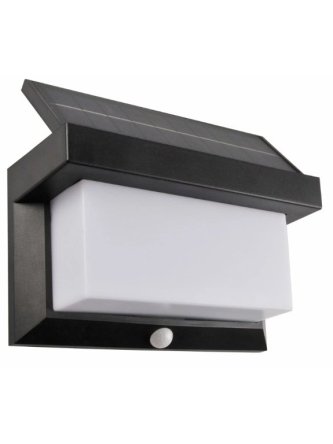 Lampa solarna elewacyjna z czujnikiem PIR 325464 - LEDco.pl