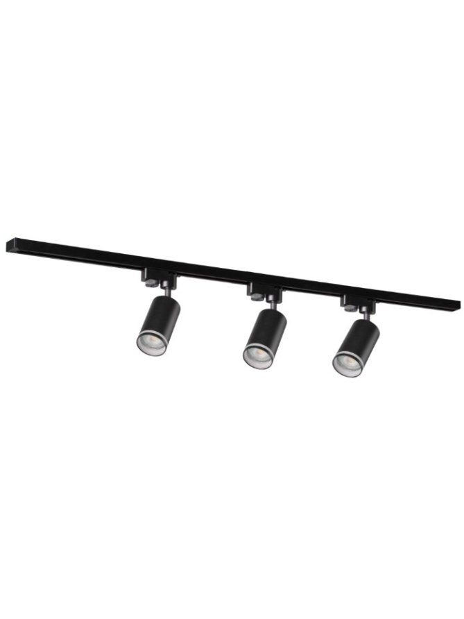 Lampa szynowa listwa PARIS 1-fazowa zestaw 1m 321596 - LEDco.pl