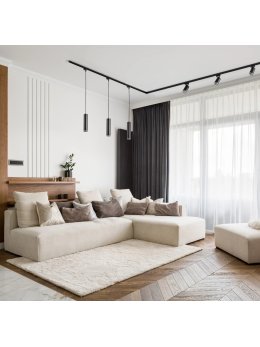 Lampa szynowa listwa PARIS 1-fazowa zestaw 1m 321572 - LEDco.pl
