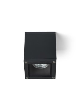 KEIG sufitowa czarna  230V LED GU10 8W IP65