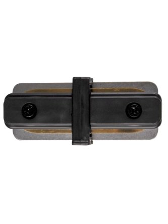 Łącznik prosty łączenie do szyny 1-fazowej czarny 321855 - LEDco.pl