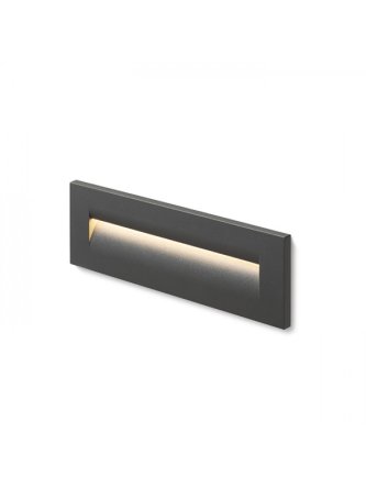 RASQ wpuszczana w ścianę antracyt  230V LED 8.5W IP65  3000K