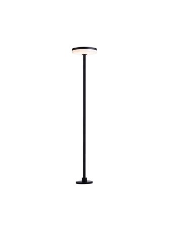 SEMPLICE 80 podłogowa na klinie czarna akryl mat 230V LED 12W IP54 3000K 2