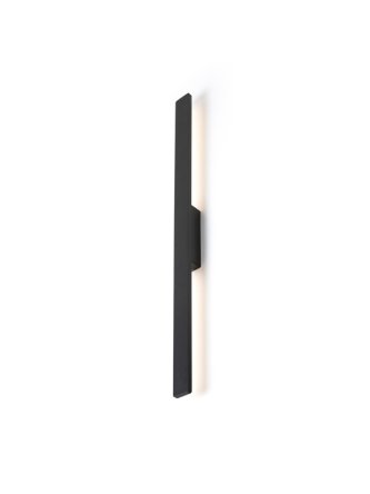 BONAAREA 104 ścienna czarna akryl satynowy 230V LED 18W 120° IP54 3000K
