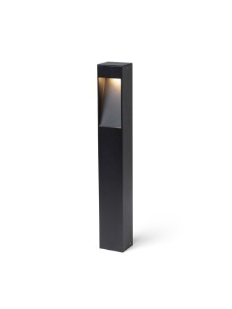 TORIN 60 podłogowa czarna  230V LED 7W IP65  3000K