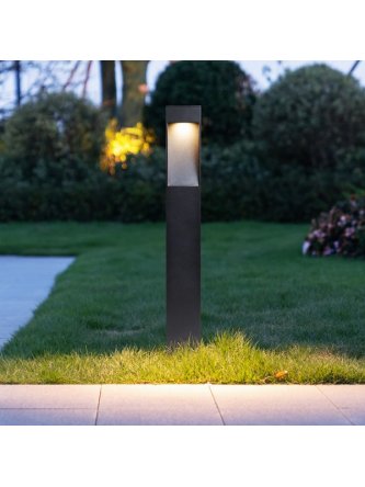 TORIN 60 podłogowa czarna  230V LED 7W IP65  3000K 2