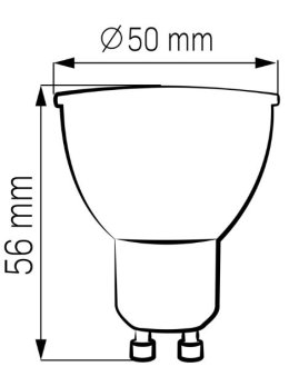 Żarówka LED gu10 10W 4000K kuchenna 328502 GoldLux - LEDco.pl