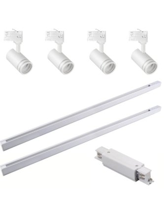 Lampa szynowa reflektor listwa 3-fazowa zestaw 2x1m 327864 - LEDco.pl 2