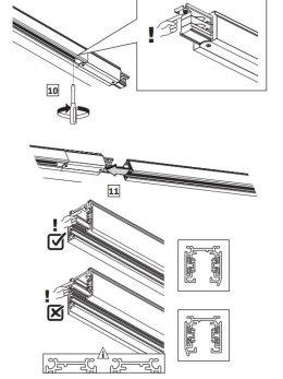 Lampa szynowa reflektor listwa 3-fazowa zestaw 2x1m 327796 - LEDco.pl