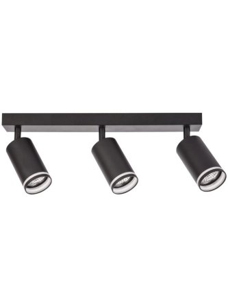 Lampa punktowa regulowana PARIS 3 x gu10 czarna 322340 - LEDco.pl