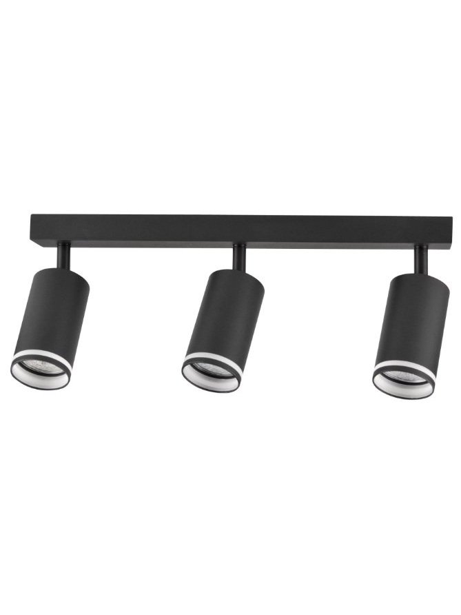 Lampa punktowa regulowana PARIS 3 x gu10 czarna 322340 - LEDco.pl