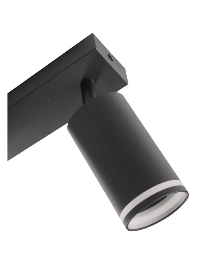 Lampa punktowa regulowana PARIS 3 x gu10 czarna 322340 - LEDco.pl