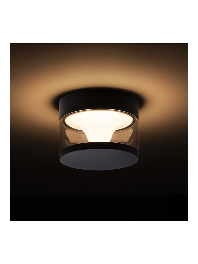 BRENDA natynkowa czarna 230V LED 9W IP65 3000K
