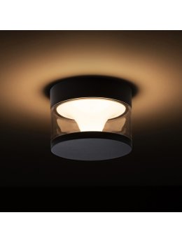 BRENDA natynkowa czarna 230V LED 9W IP65 3000K