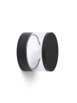 BRENDA natynkowa czarna 230V LED 9W IP65 3000K