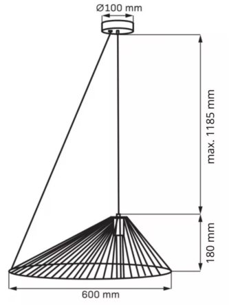 Lampa wisząca loft druciana ażurowa żyrandol AURORA 328397 - LEDco.pl 2
