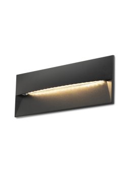 REP 27 wpuszczana czarna 230V LED 10W 90° IP65 3000K