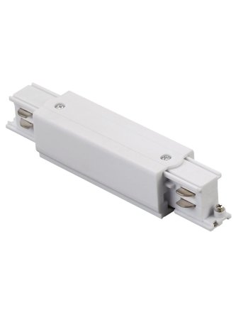 Łącznik prosty centralny do szyny 3-fazowej biały 327901 - LEDco.pl