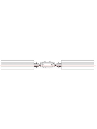 Łącznik prosty mini do szyny 3-fazowej czarny 327826 - LEDco.pl 2
