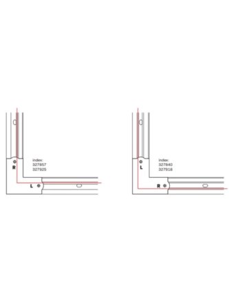Łącznik kątowy L lewy do szyny 3-fazowej czarny 327857 - LEDco.pl 2