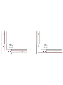 Łącznik kątowy L lewy do szyny 3-fazowej czarny 327857 - LEDco.pl