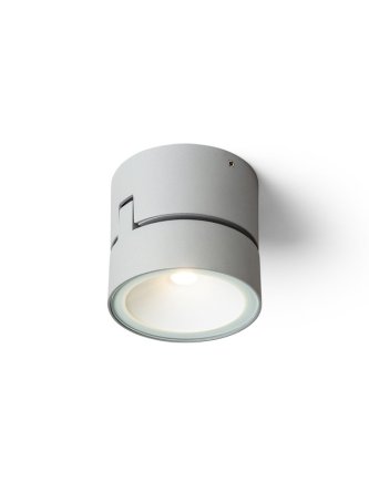 FLAVIO R natynkowa jasno szara 230V LED 6W 110° IP54 3000K 2