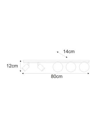 Lampa sufitowa K-5491 z serii SWING 2