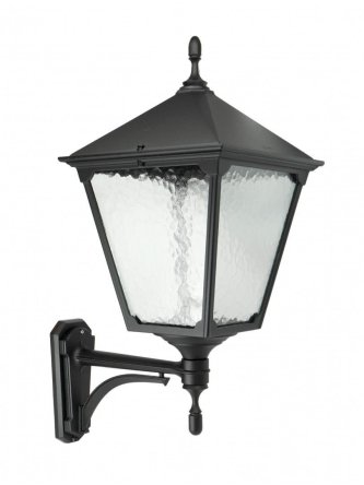 Kinkiet zewnętrzny do góry Retro kwadrat - Duża lampa elewacyjna