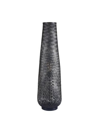 Lampa podłogowa wysoka boho naturalna wiklinowa nowoczesna - LEDco.pl