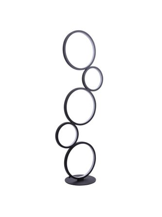 Lampa podłogowa wysoka nowoczesna koła okręgi modern LED - LEDco.pl