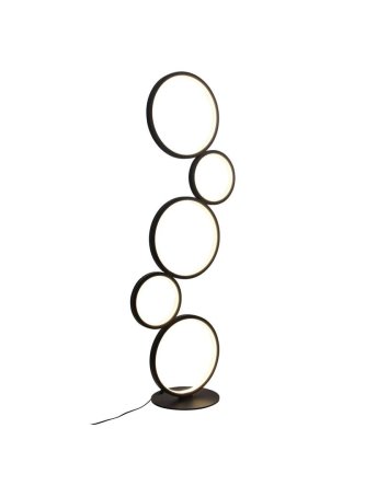 Lampa podłogowa wysoka nowoczesna koła okręgi modern LED - LEDco.pl 2