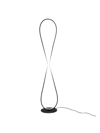Lampa podłogowa symbol nieskończoności owalna obła designer - LEDco.pl