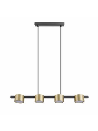 Lampa wisząca loft 4 źródła światła żyrandol okrągły vertigo - LEDco.pl