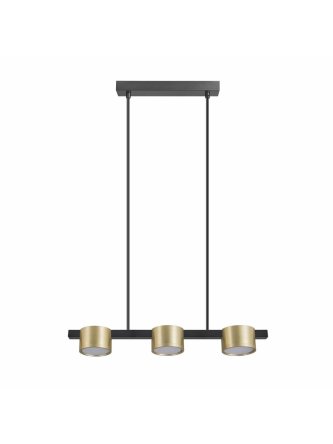 Lampa wisząca loft 3 źródła światła żyrandol okrągły vertigo - LEDco.pl