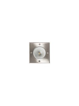 RIZZ SQ 125   stal nierdzewna 230V LED 7W 41° IP67  3000K
