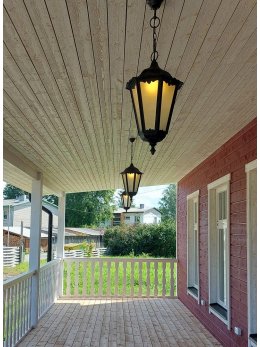 Lampa tarasowa wisząca klasyczna Retro Maxi - Lampa wisząca dworkowa zewnętrzna