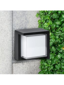 Kinkiet ogrodowy elewacyjny prostokąt ESSEN SQUARE Goldlux 330963 - LEDco.pl