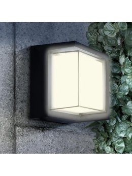 Kinkiet ogrodowy elewacyjny prostokąt ESSEN SQUARE Goldlux 330963 - LEDco.pl