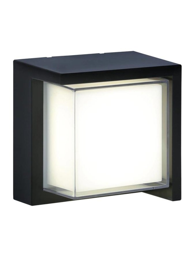 Kinkiet ogrodowy elewacyjny prostokąt ESSEN SQUARE Goldlux 330963 - LEDco.pl