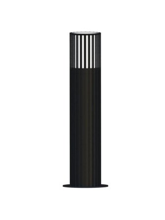Lampa ogrodowa stojąca okrągła ryflowana KUUSAMO 44cm E27 329356 - LEDco.pl 2