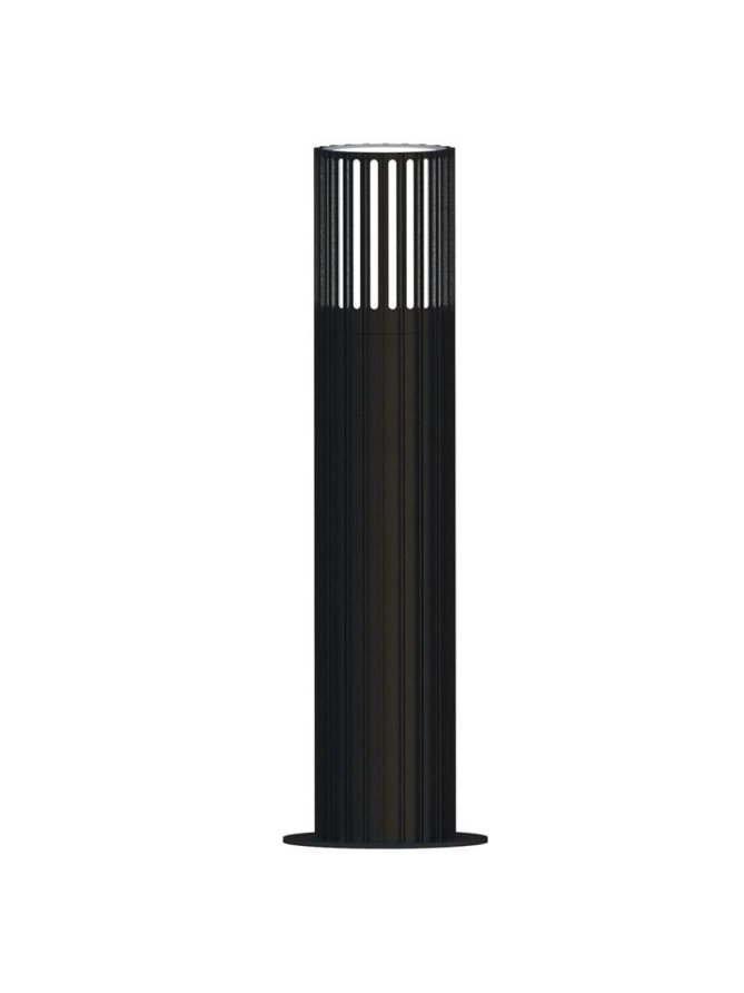 Lampa ogrodowa stojąca okrągła ryflowana KUUSAMO 44cm E27 329356 - LEDco.pl