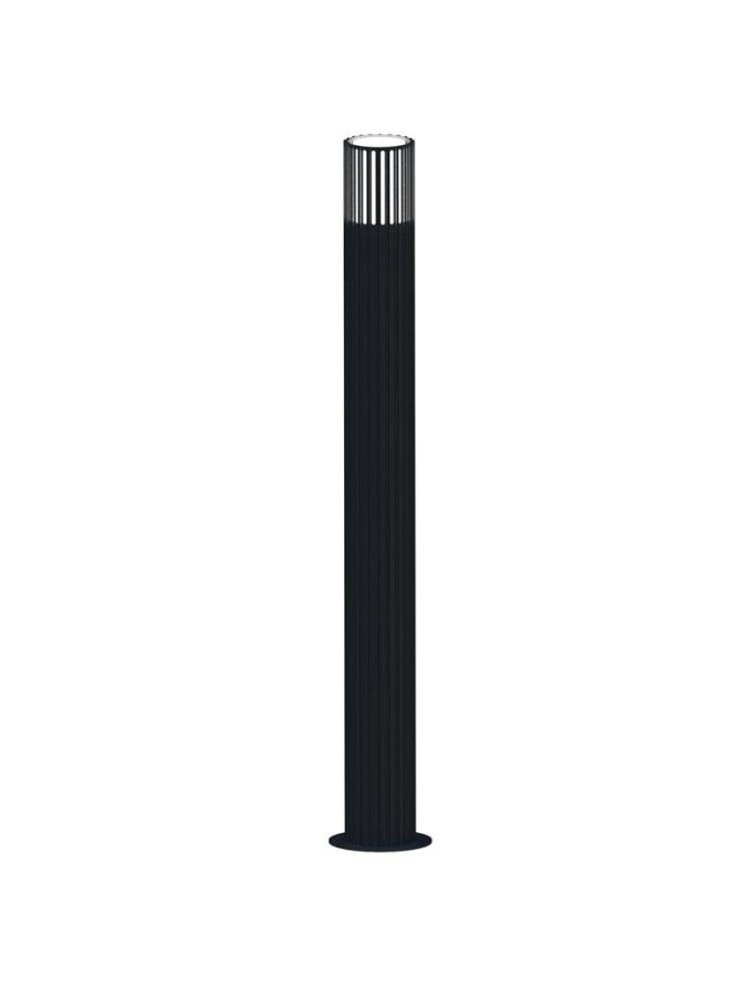 Lampa ogrodowa stojąca okrągła ryflowana KUUSAMO 90cm E27 329363 - LEDco.pl