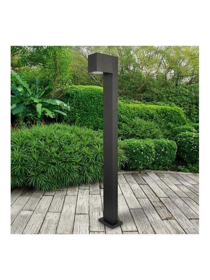 Lampa ogrodowa stojąca nowoczesna BOSTON SQUARE 80cm gu10 80cm 330987 - LEDco.pl