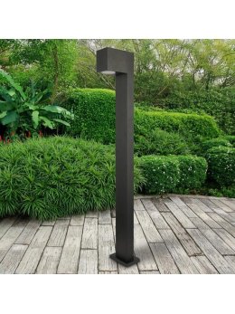 Lampa ogrodowa stojąca nowoczesna BOSTON SQUARE 80cm gu10 80cm 330987 - LEDco.pl