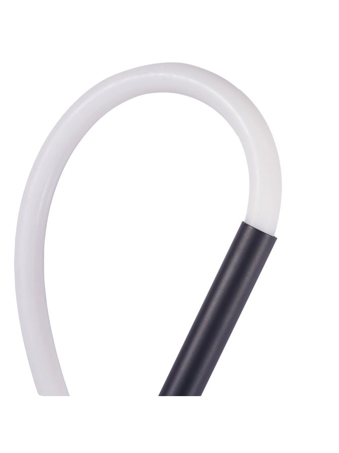 Lampa ścienna czarna kinkiet świecący sznur pleciony tuba led - LEDco.pl