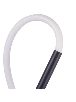 Lampa ścienna czarna kinkiet świecący sznur pleciony tuba led - LEDco.pl