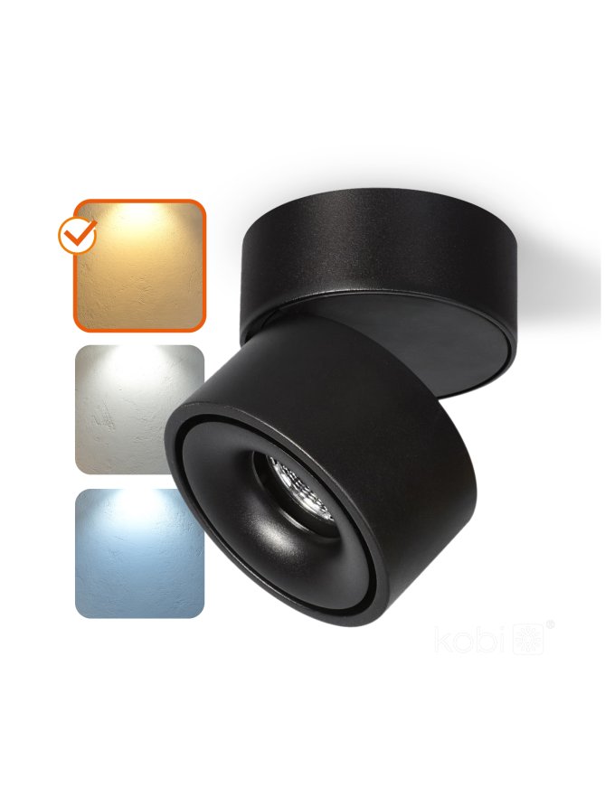 Oprawa sufitowa LAHTI mini dim 9W 3000K czarna Art of Light