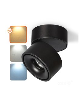 Oprawa sufitowa LAHTI mini dim 9W 3000K czarna Art of Light