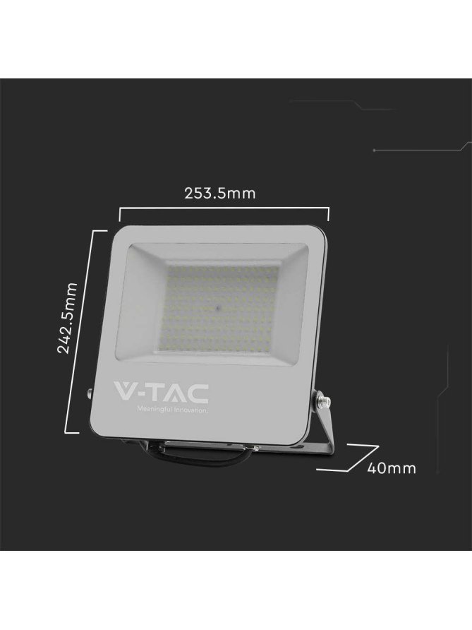 Projektor LED V-TAC 100W 185Lm/W Czarny VT-44105 4000K 18500lm